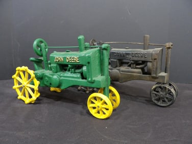 Cast Iron John Deere Tractors