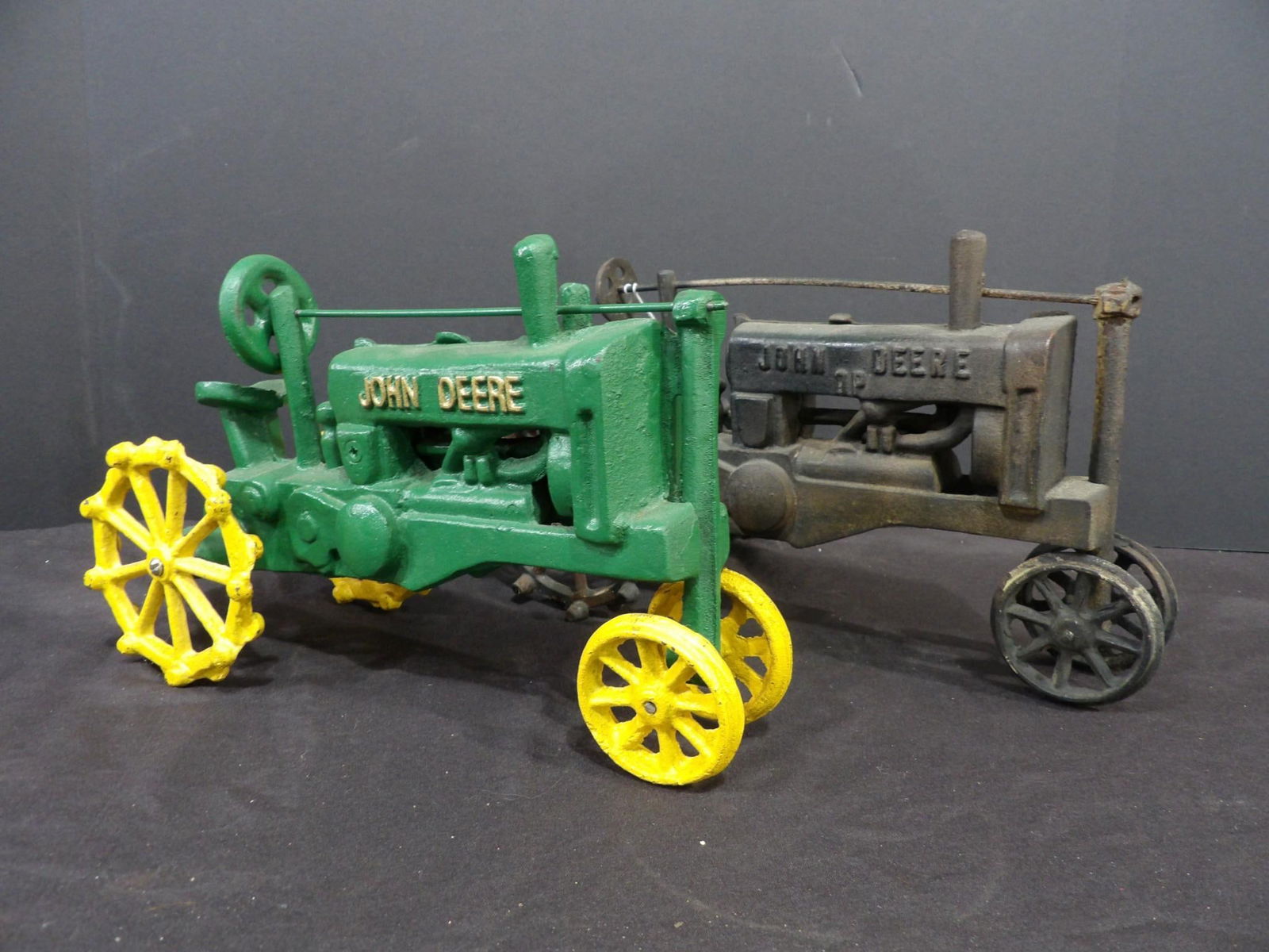 Cast Iron John Deere Tractors (1 of 7)