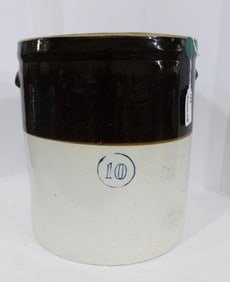 Two Toned 10 Gallon Crock