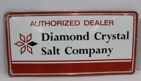 SST Diamond Crystal Salt Company Sign