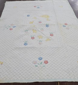 Hand Stitched Duck Quilt