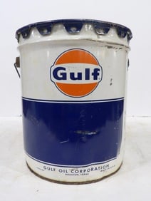 Gulf Lubricant Can