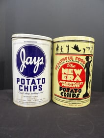 Jays and New Era Potato Chip Tins
