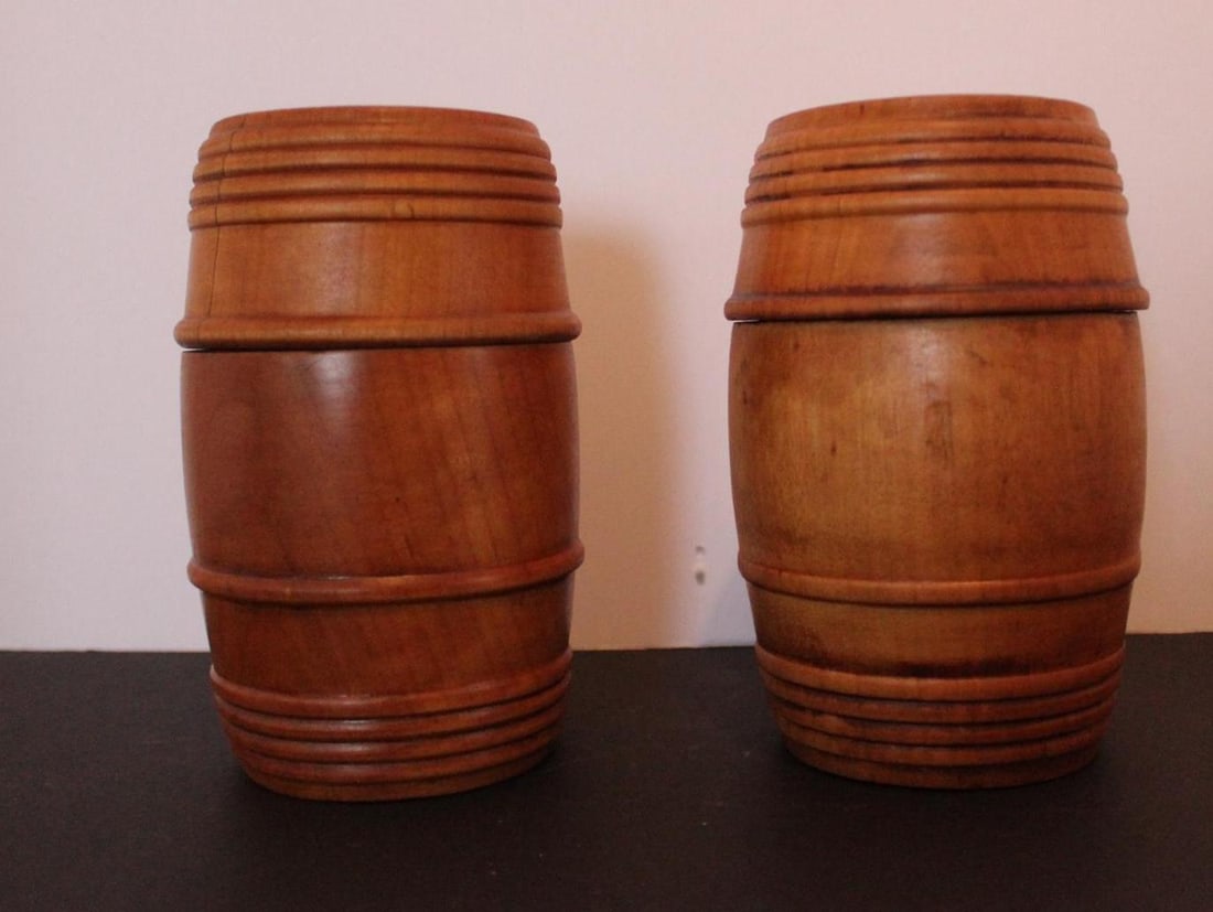 Treenware Barrel Bank and String Holder (1 of 5)