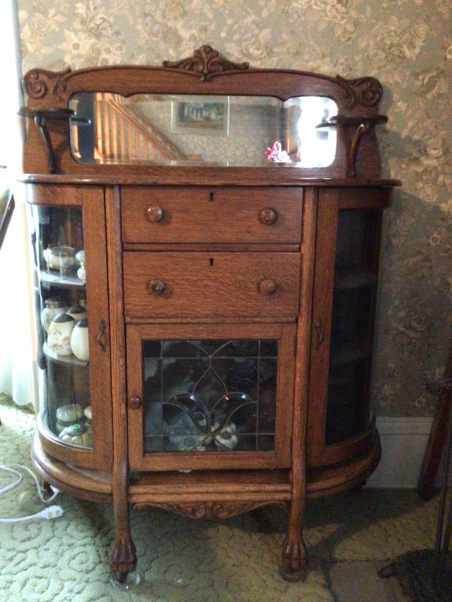 Late 19th Century Oak Sideboard (1 of 7)