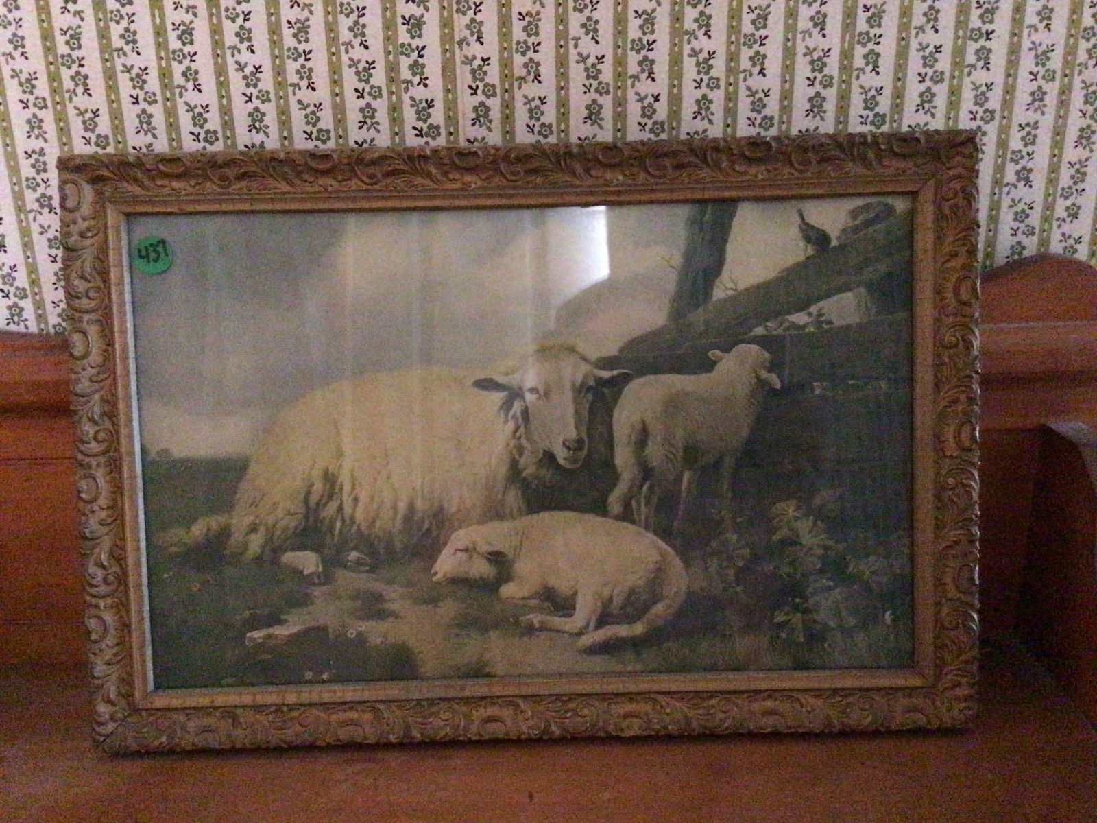 Farmyard Sheep Print Eugene Verboeckhoven (1 of 4)