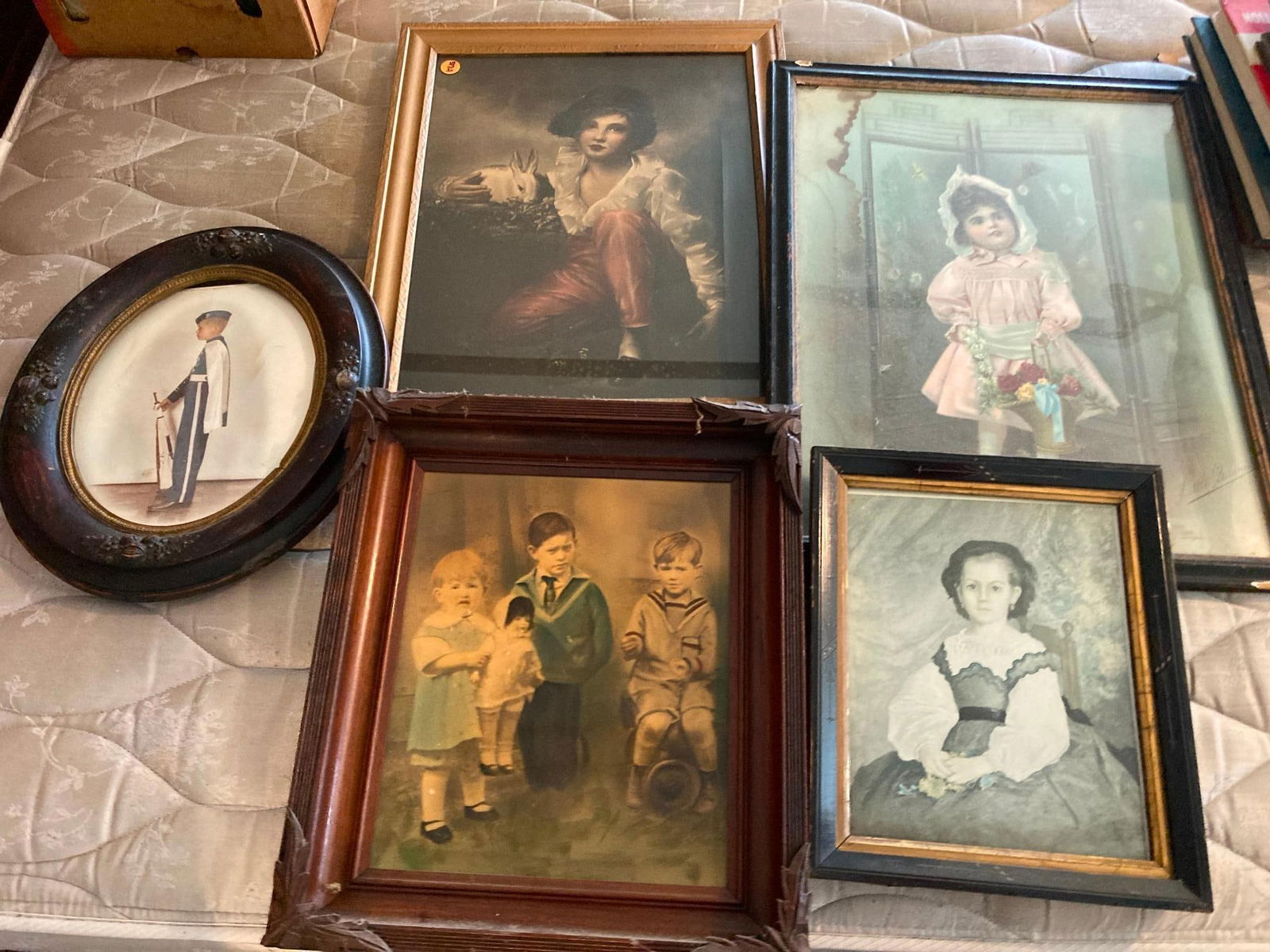 Victorian Women, Children, & Framed Art (1 of 6)