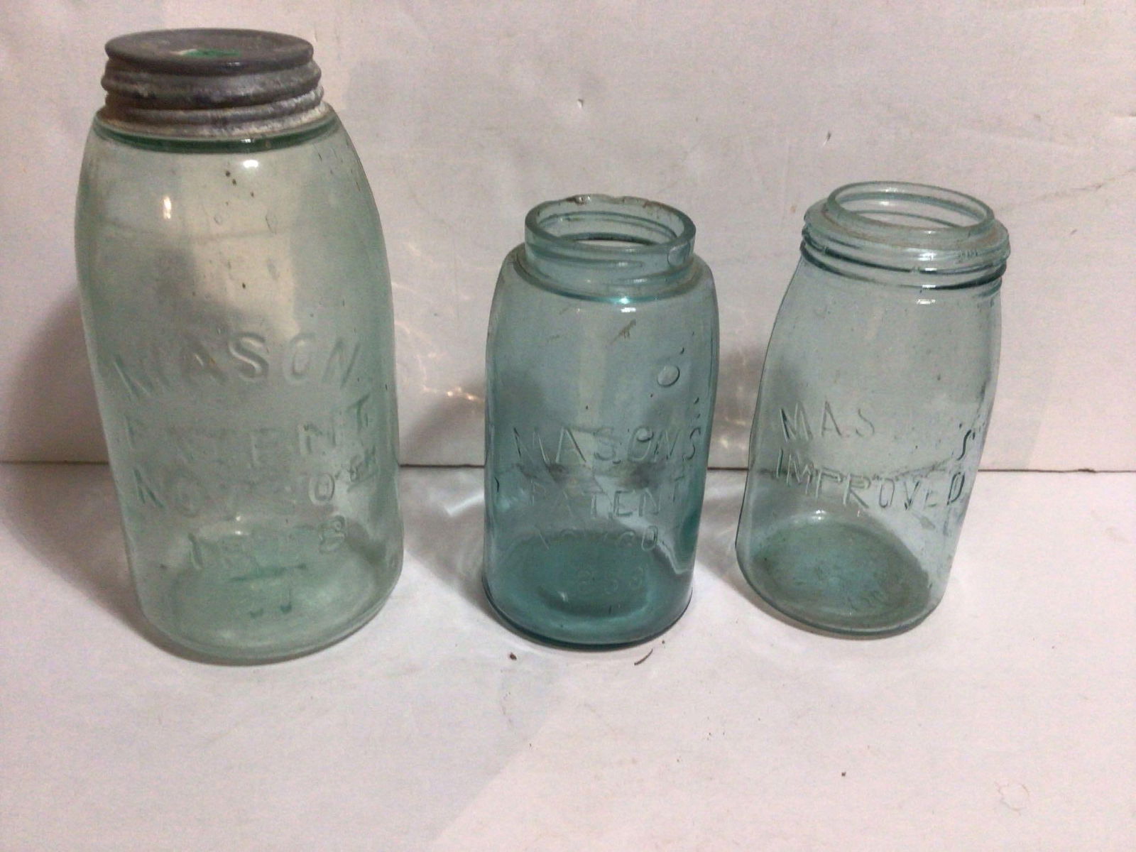 2-Mason's qt & 1-2qt jars: .