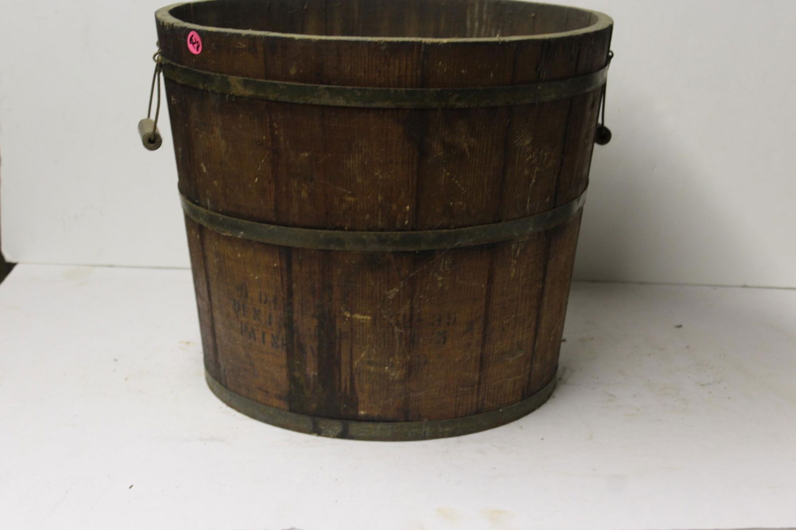 Primitive handled wooden bucket (1 of 5)