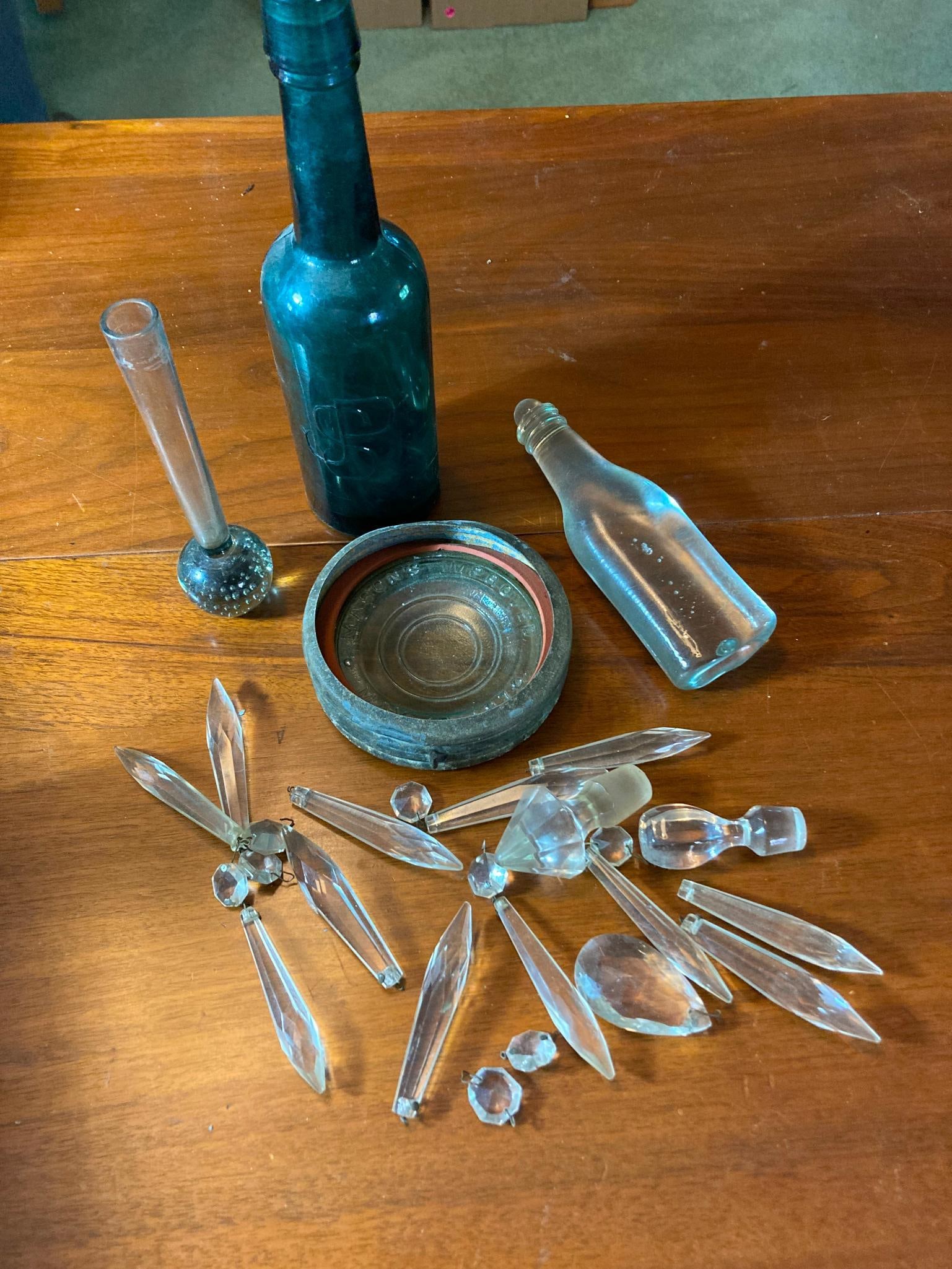 SP Blob Top Bottle, Crystals, Mason Glass Lid, Paper Weight and More (1 of 7)