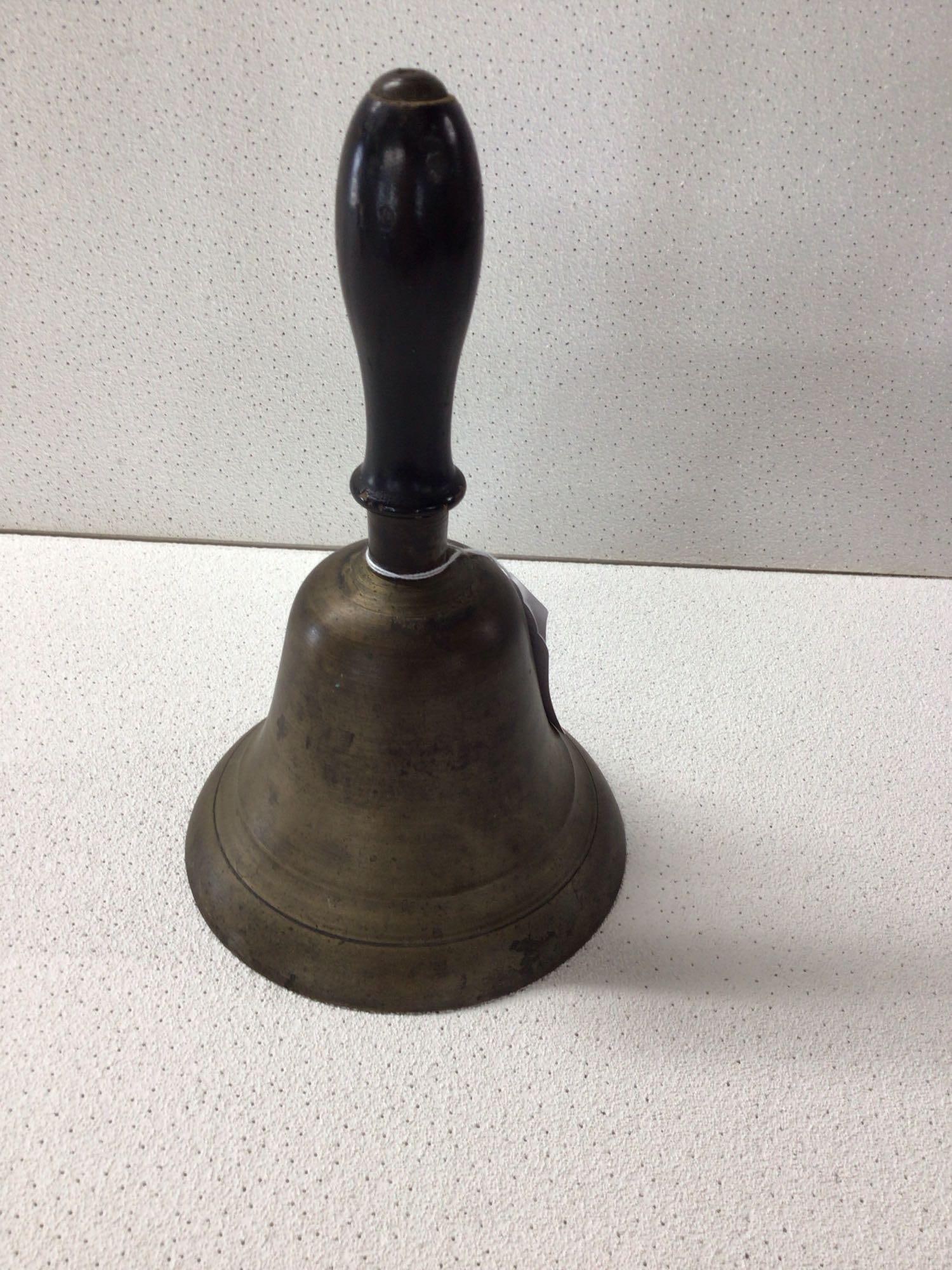 Large Brass Teacher Bell (1 of 4)
