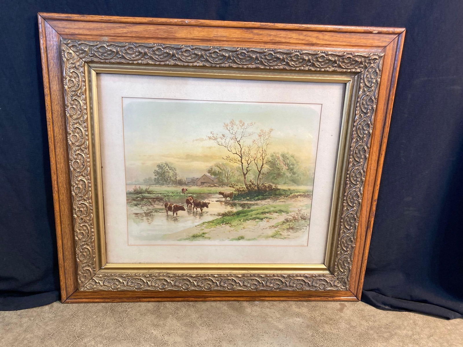 Framed Livestock Scene (1 of 5)