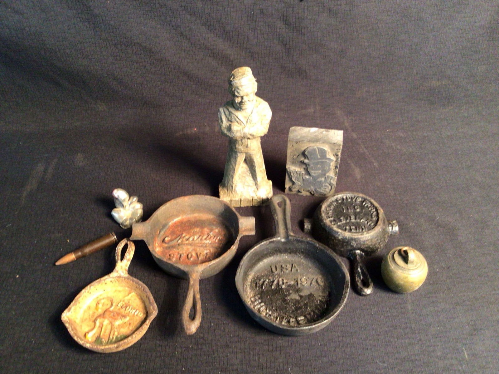 Lead Soldier, Cast Iron Ashtrays and Smalls (1 of 4)