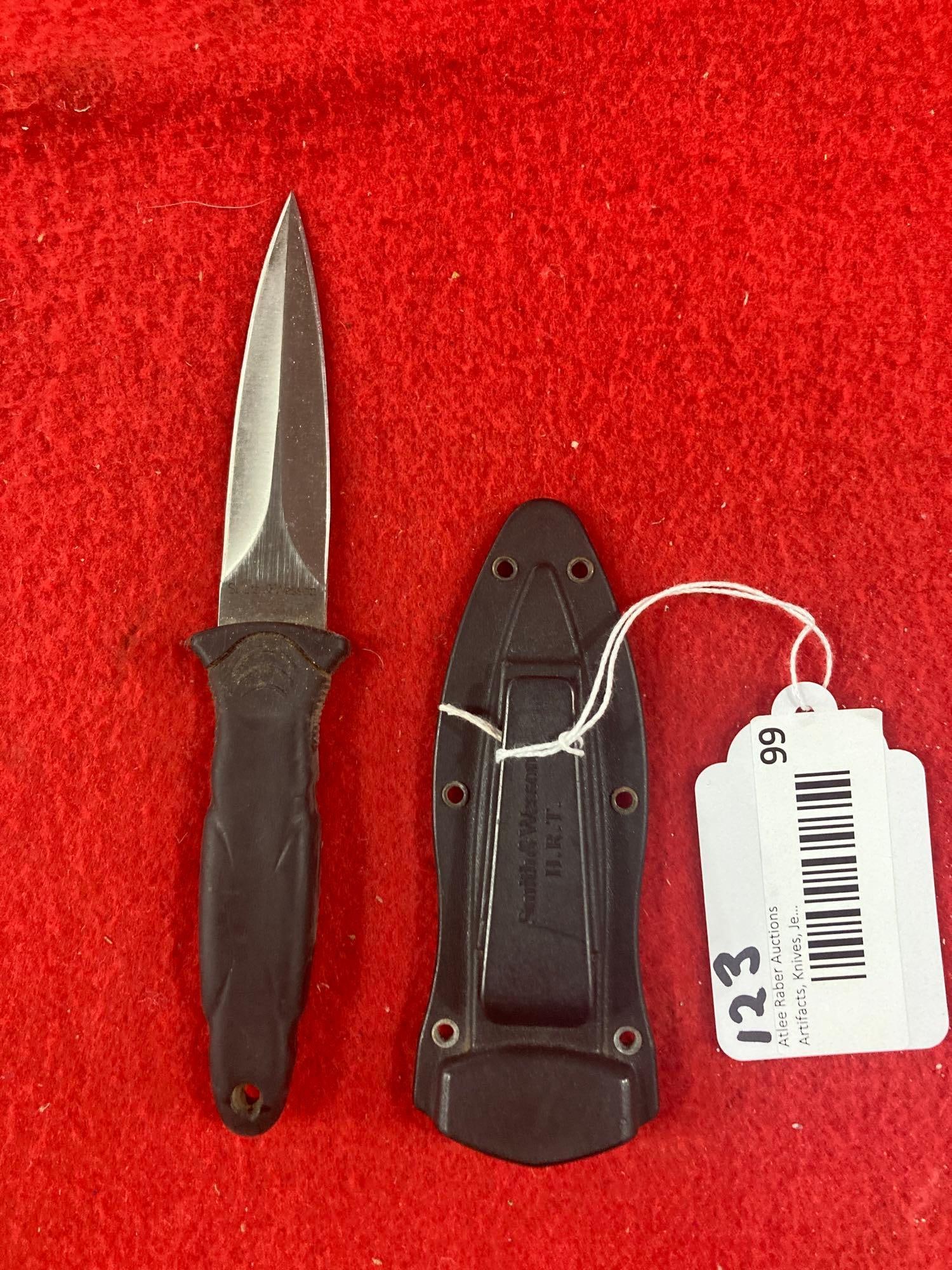 SMITH AND WESSON FIXED BLADE BOOT KNIFE (1 of 5)