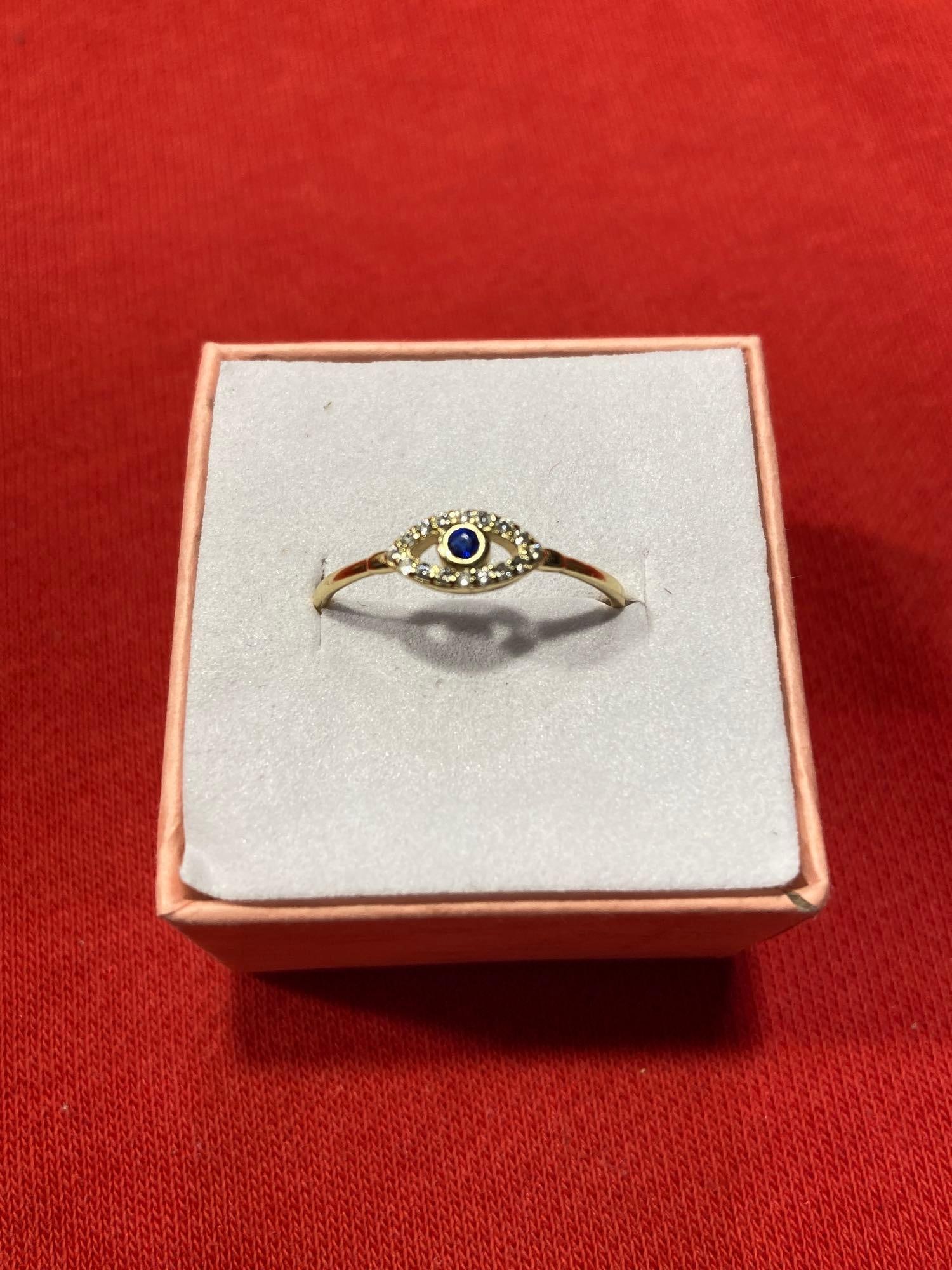 SIZE 7 SEEING EYE 925 RING (1 of 4)
