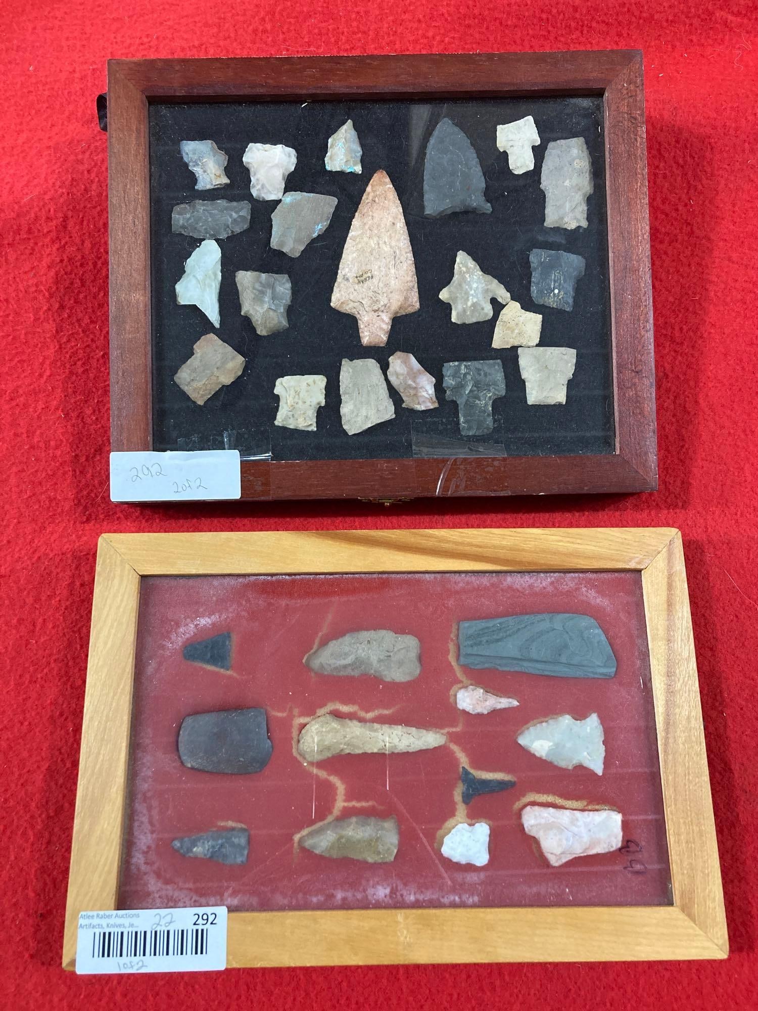 DRILLS, SCRAPERS, ARROWHEADS AND SPEAR POINTS (1 of 8)