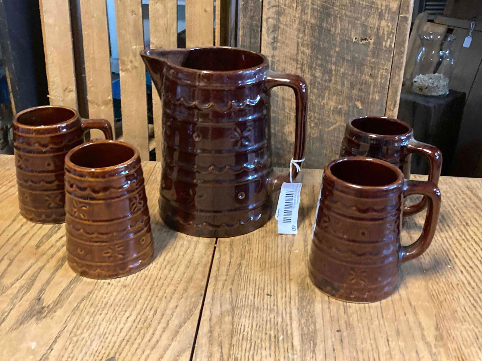 MARCREST DAISY AND DOT PITCHER WITH 4 MUGS (1 of 6)