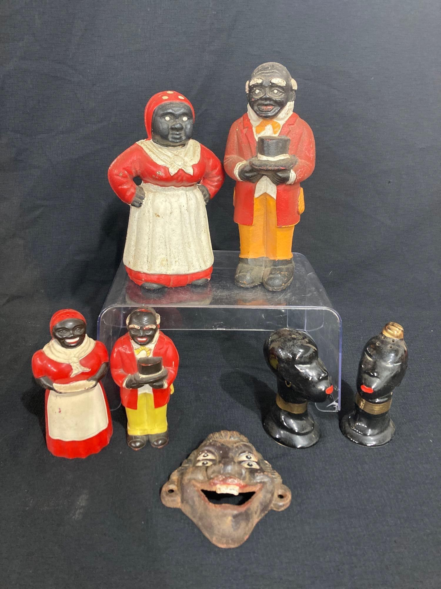 AUNT JEMIMA AND MOSE BANKS AND SHAKERS (1 of 9)