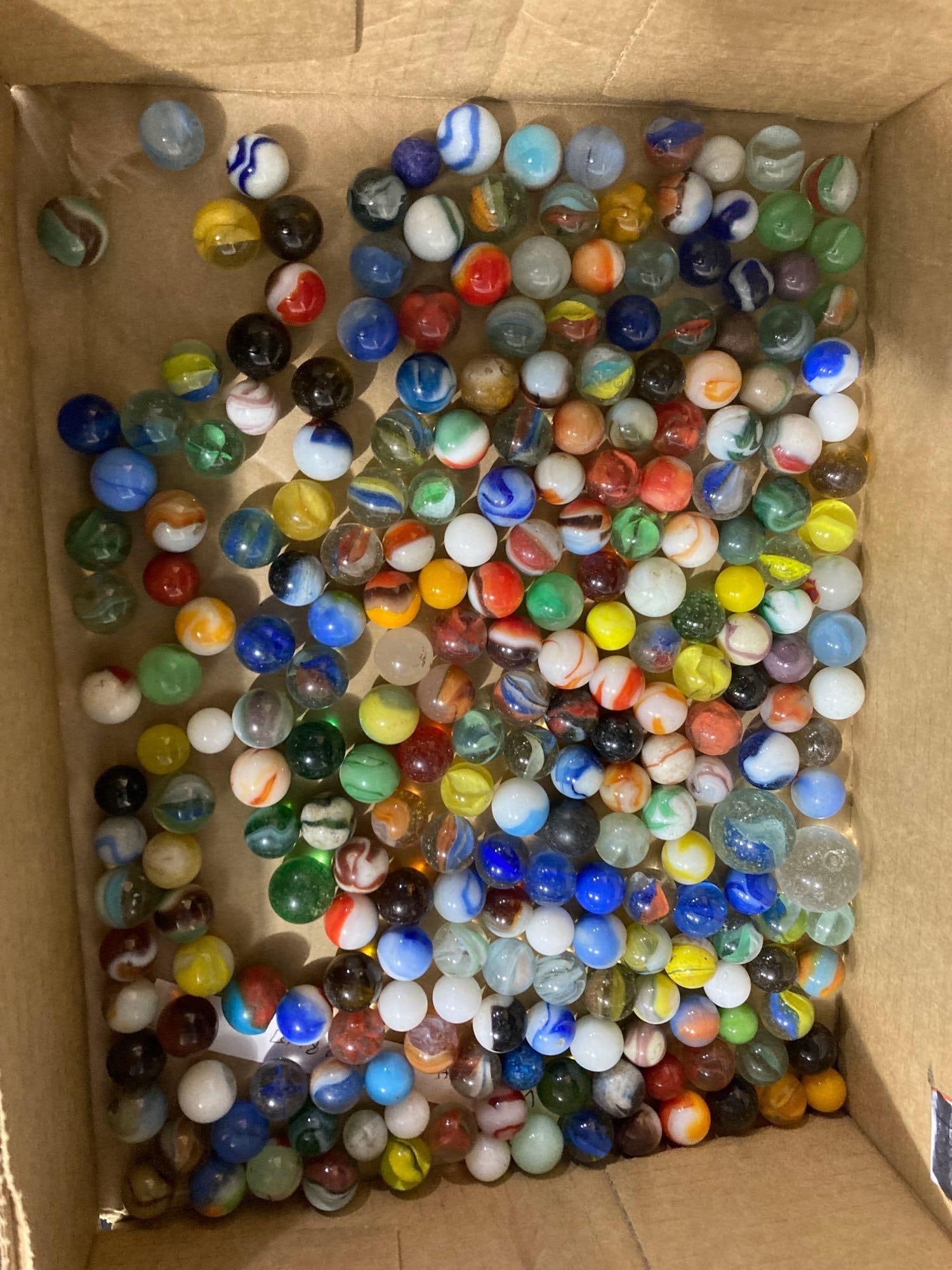 GLASS MARBLES AND SHOOTERS (1 of 4)