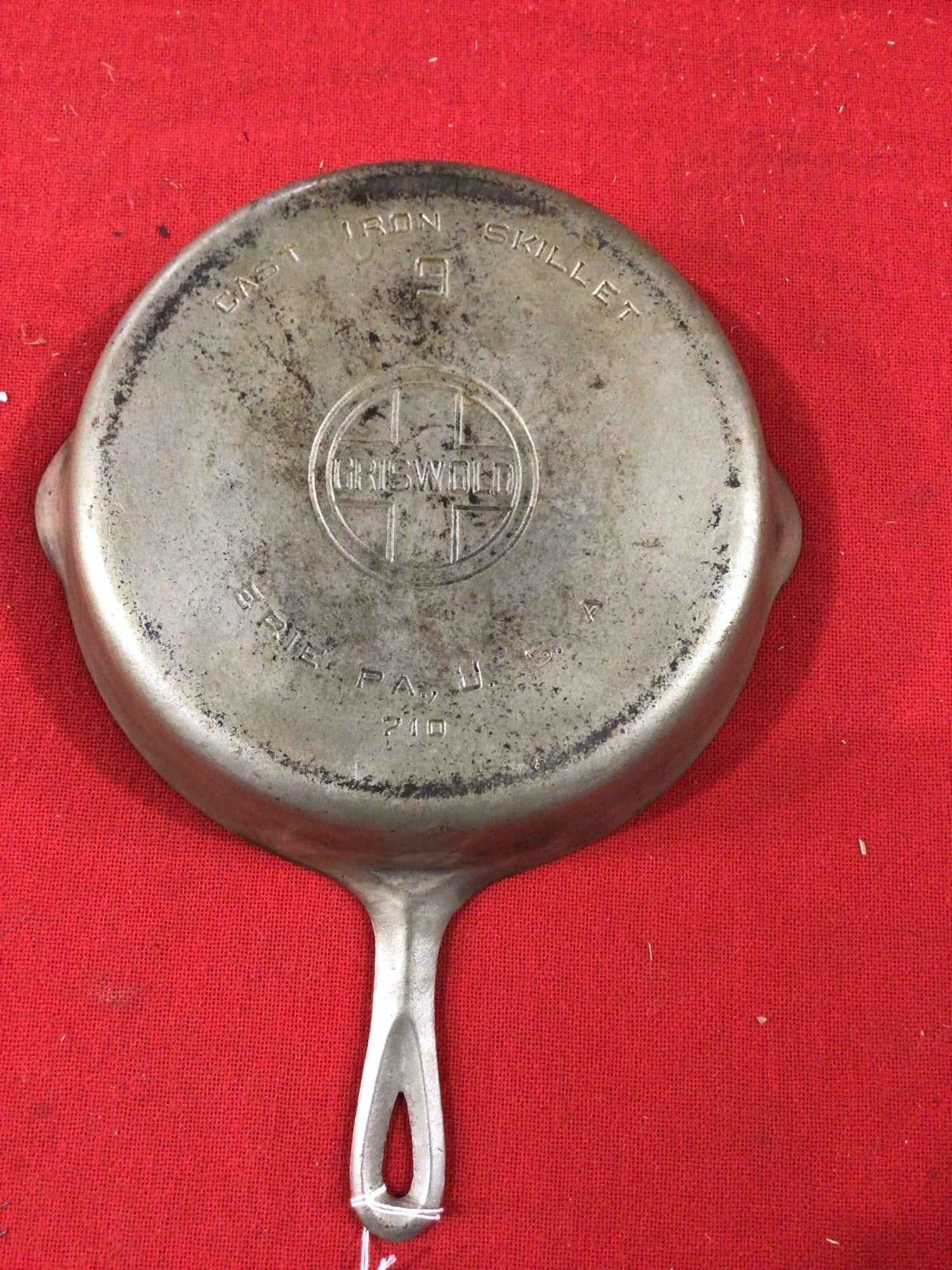 GRISWOLD NO. 9 SKILLET LARGE LOGO (1 of 4)