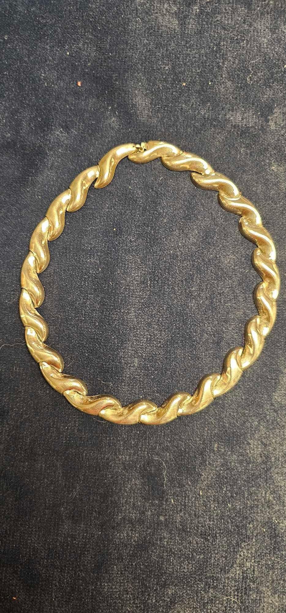 JONDELL STERLING CHOKER: 16 IN LONG. MARKED 925
