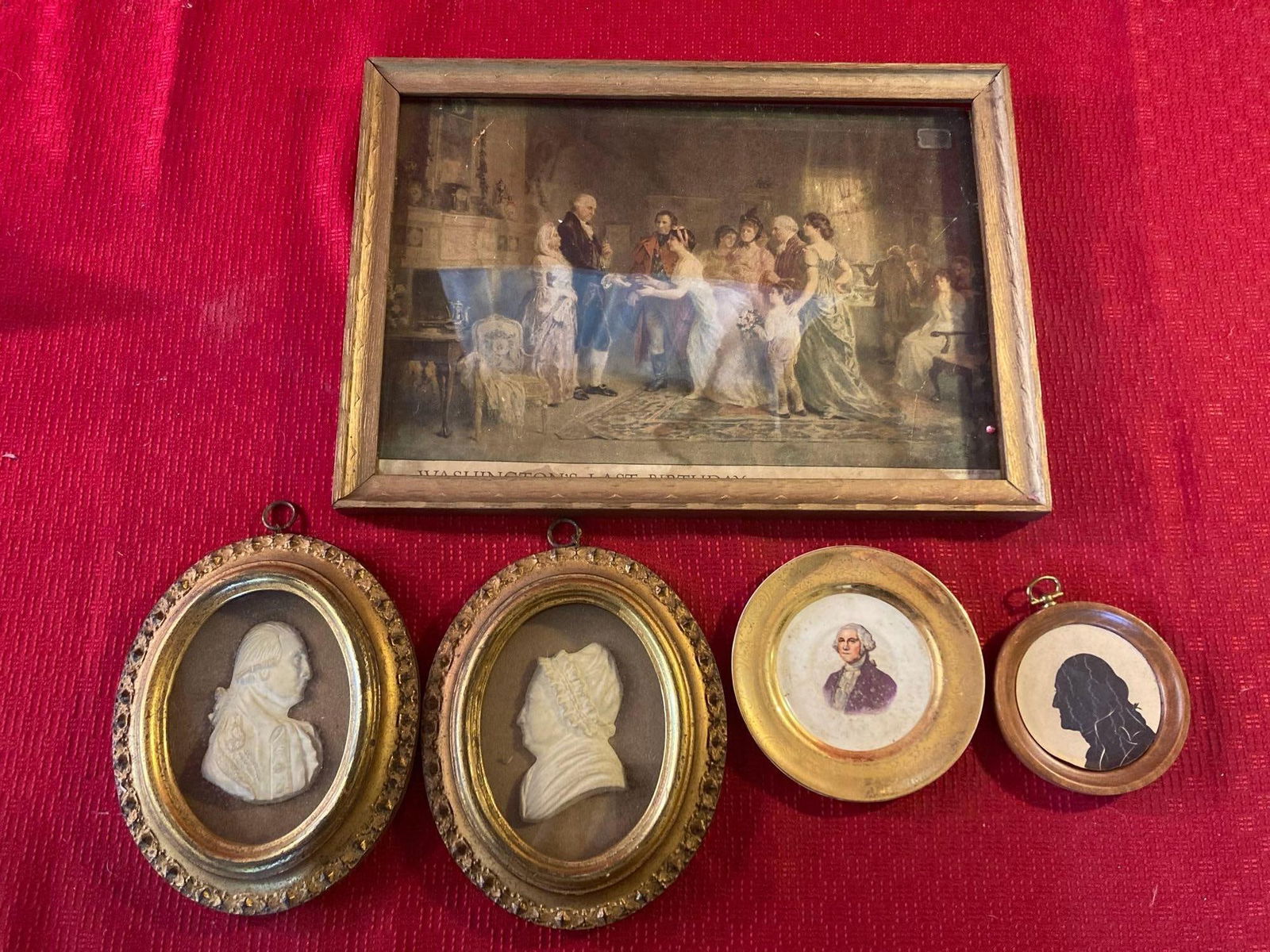 GEORGE WASHINGTON PRINT AND TRIBUTES (1 of 6)