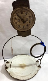 ANTIQUE PORCELAIN GENERAL STORE SCALE