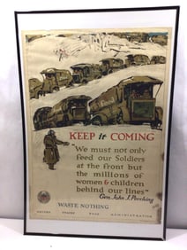 KEEP IT COMING FOOD ADMINISTRATION WW1 POSTER