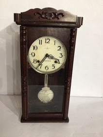 EIKEISHA KEY WIND MANTLE CLOCK