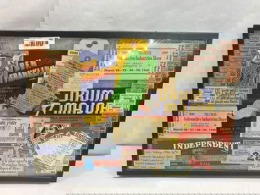 1940s-1970s CARNIVAL, AMUSEMENT PARK, TRADE SHOW TICKETS AND EPHEMERA