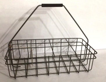 WIRE MILK BOTTLE DELIVERY CARRIER