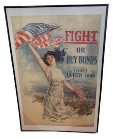 FIGHT OR BUY BONDS GREAT WAR POSTER