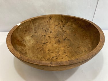 ANTIQUE BIRDS EYE MAPLE WOODEN BOWL