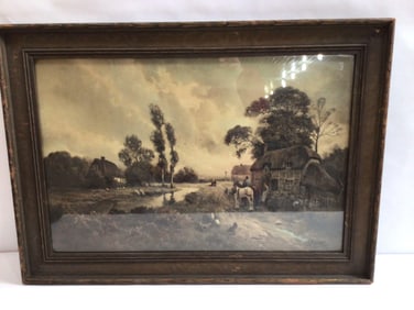 EARLY J.W. GOZZARD COTTAGE LITHO