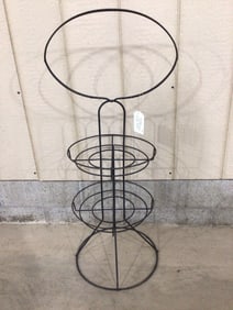 SERVICE STATION OIL CAN STAND