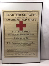 AMERICAN RED CROSS WAR TIME POSTER