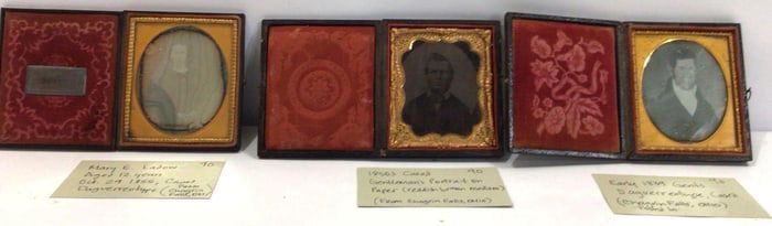 3 VICTORIAN DAGUERROTYPE/AMBROTYPE PHOTOS