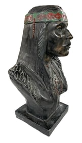 1970s GOLDEN DOVE CHEROKEE NATION BUST