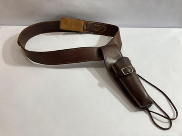 WESTERN GEORGE LAURENCE GUN HOLSTER AND AMMO BELT