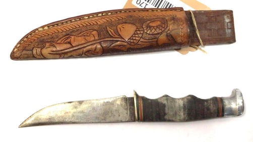 KABAR UNION CUTLERY FIXED BLADE KNIFE