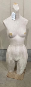 MID CENTURY CLOTHING STORE MANNEQUIN WITH BASE