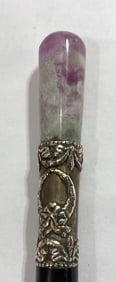FLUORITE CRYSTAL WALKING STICK