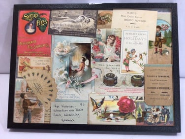 VICTORIAN ERA TRADE CARDS AND ADVERTISING