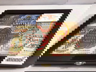VINTAGE LIQUOR BOTTLE LABELS