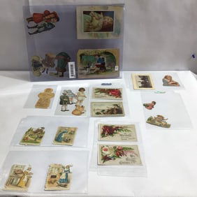 VICTORIAN ERA POST CARDS AND PAPER DOLLS