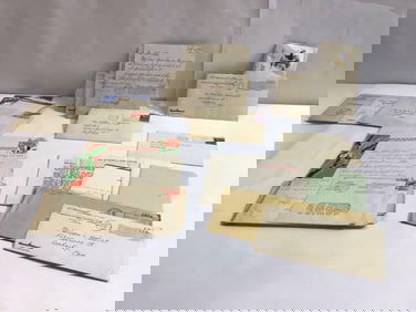 28 PC WWII US MILITARY NAVAL SAILOR LETTERS