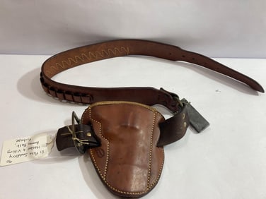 EL PASO SADDLERY HOLSTER AND VIKING AMMO BELT