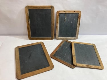 SLATE AND WOOD SCHOOLHOUSE CHALKBOARDS