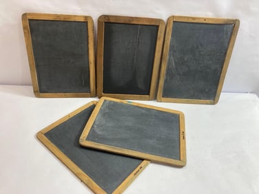 SLATE AND WOOD SCHOOLHOUSE CHALKBOARDS