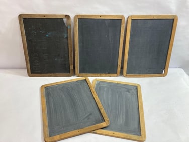 SLATE AND WOOD SCHOOLHOUSE CHALKBOARDS